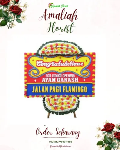 Bunga Papan Congratulation di Sidakangen